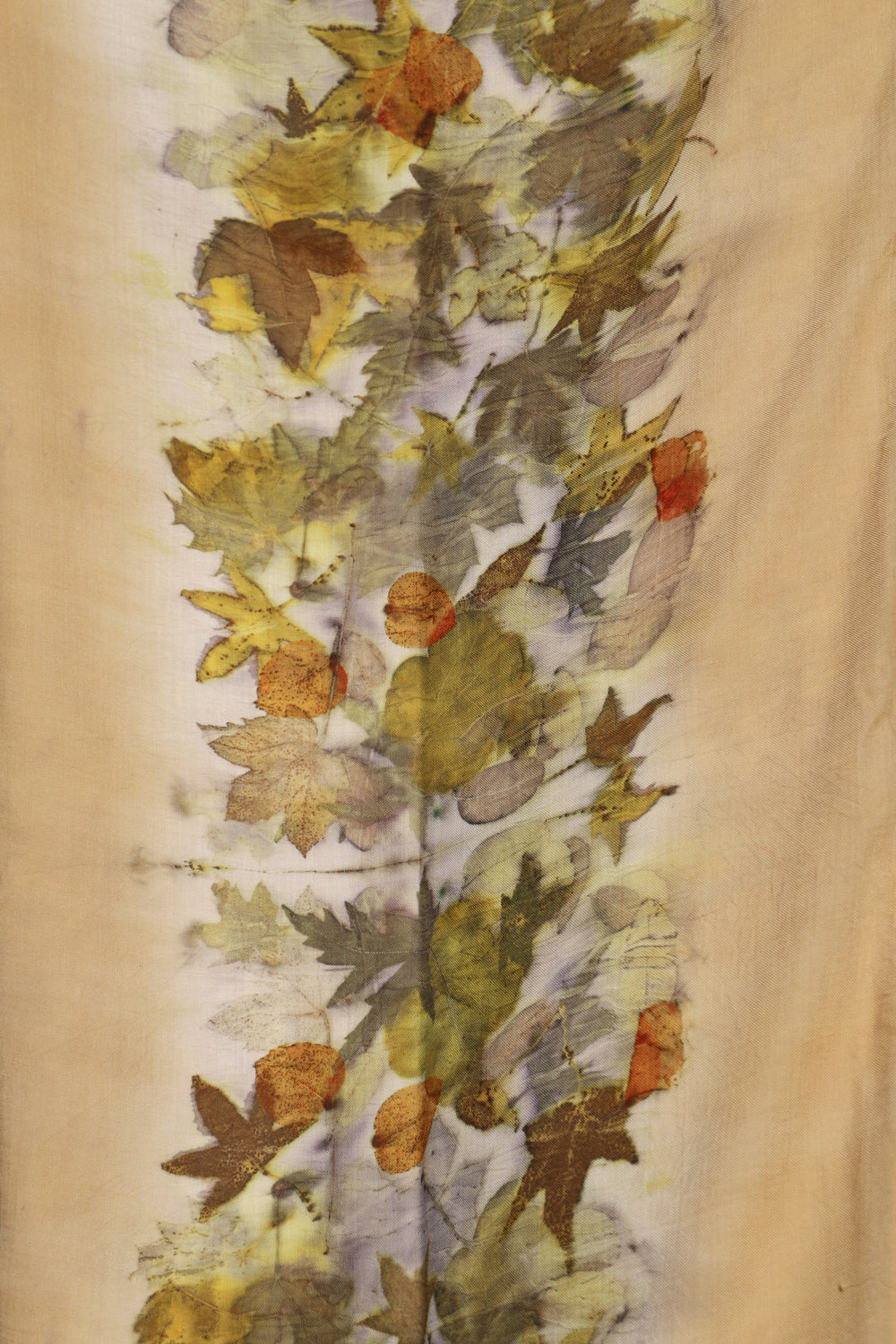 Sciarpa Reversibile Lana & Seta - Eco stampata