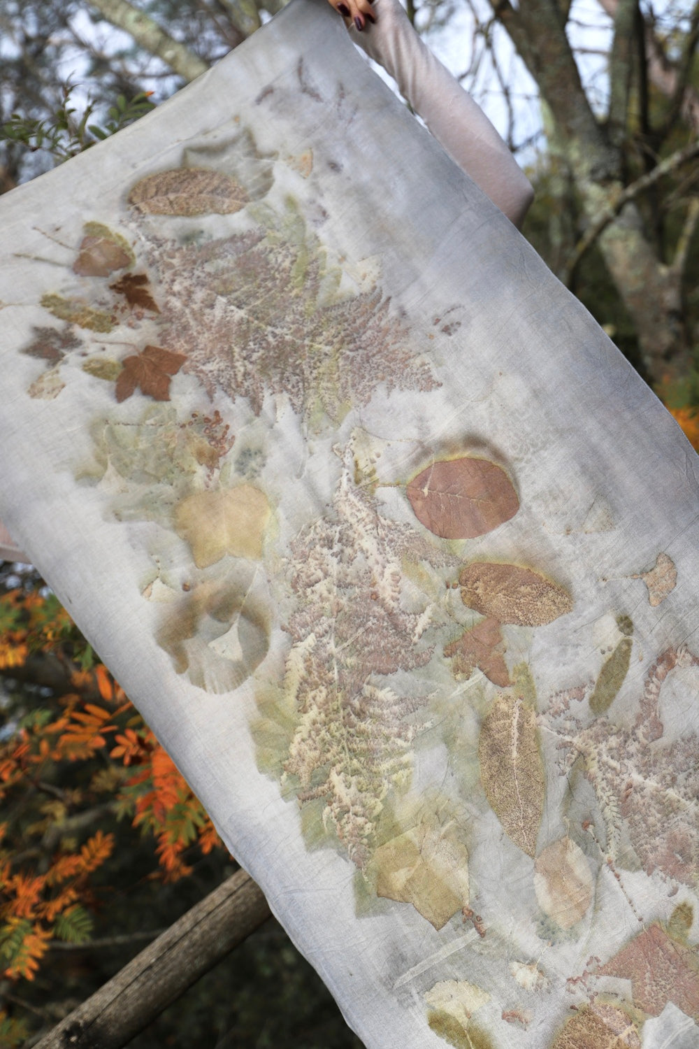 Sciarpa Lana - Eco stampata