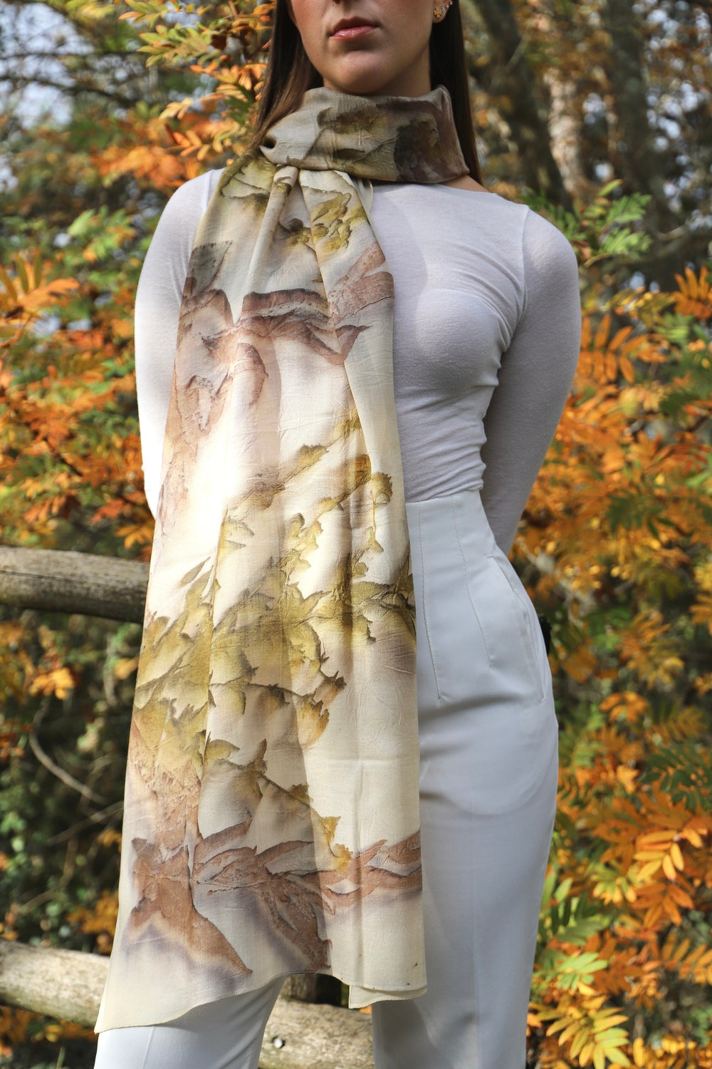 Sciarpa Lana - Eco stampata