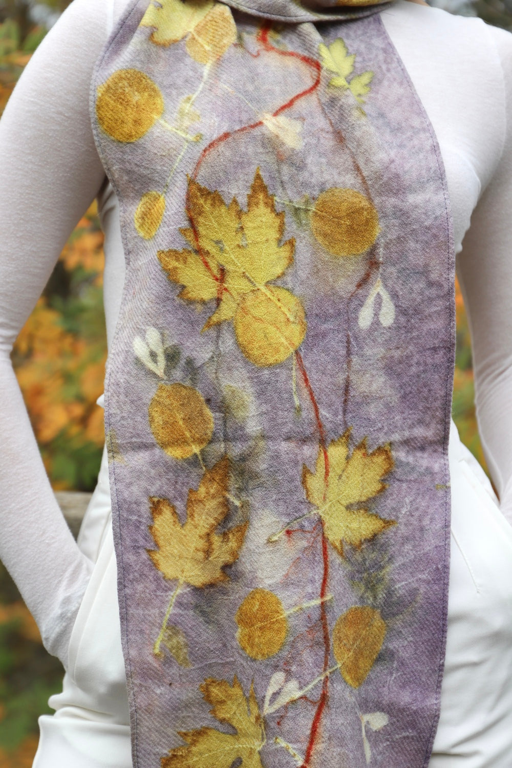 Sciarpa Lana Piccola - Eco stampata