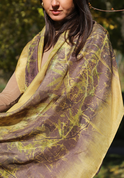 Foulard Seta - Eco stampato
