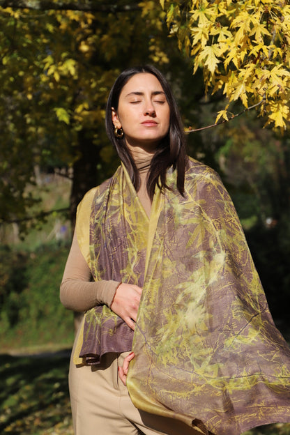 Foulard Seta - Eco stampato
