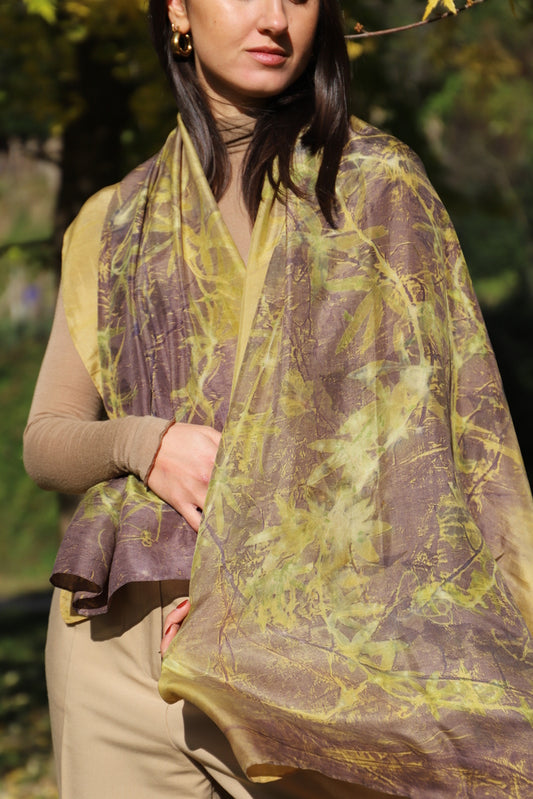 Foulard Seta - Eco stampato