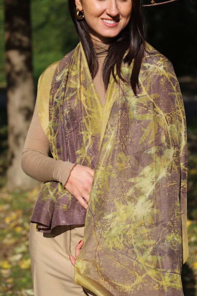 Foulard Seta - Eco stampato