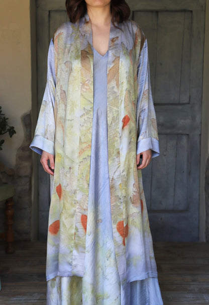 Zoe Long Eco Printed Silk Vest