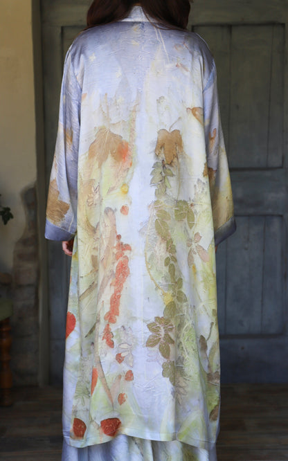 Zoe Long Eco Printed Silk Vest