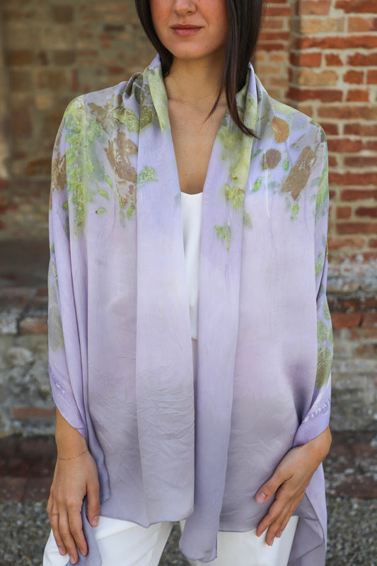 Foulard Raso Seta - Eco stampato