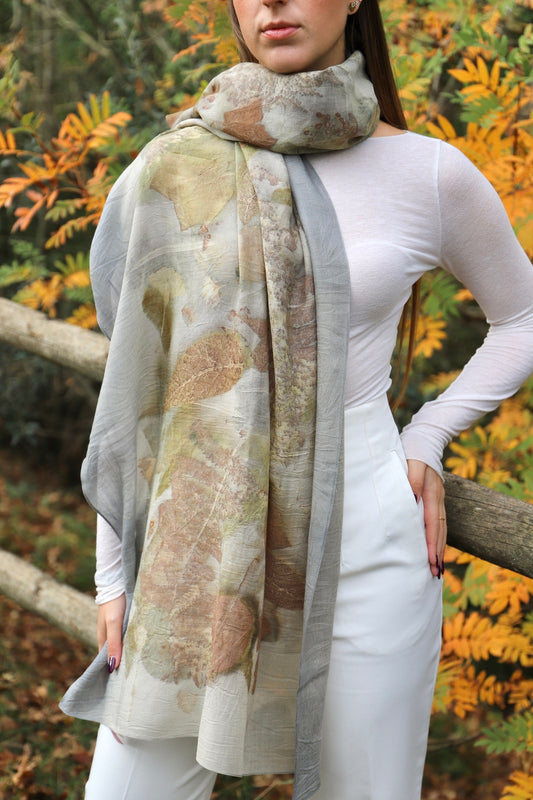 Sciarpa Lana - Eco stampata