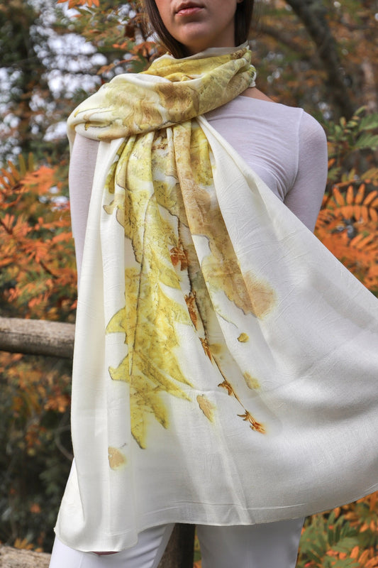 Sciarpa Lana - Eco stampata