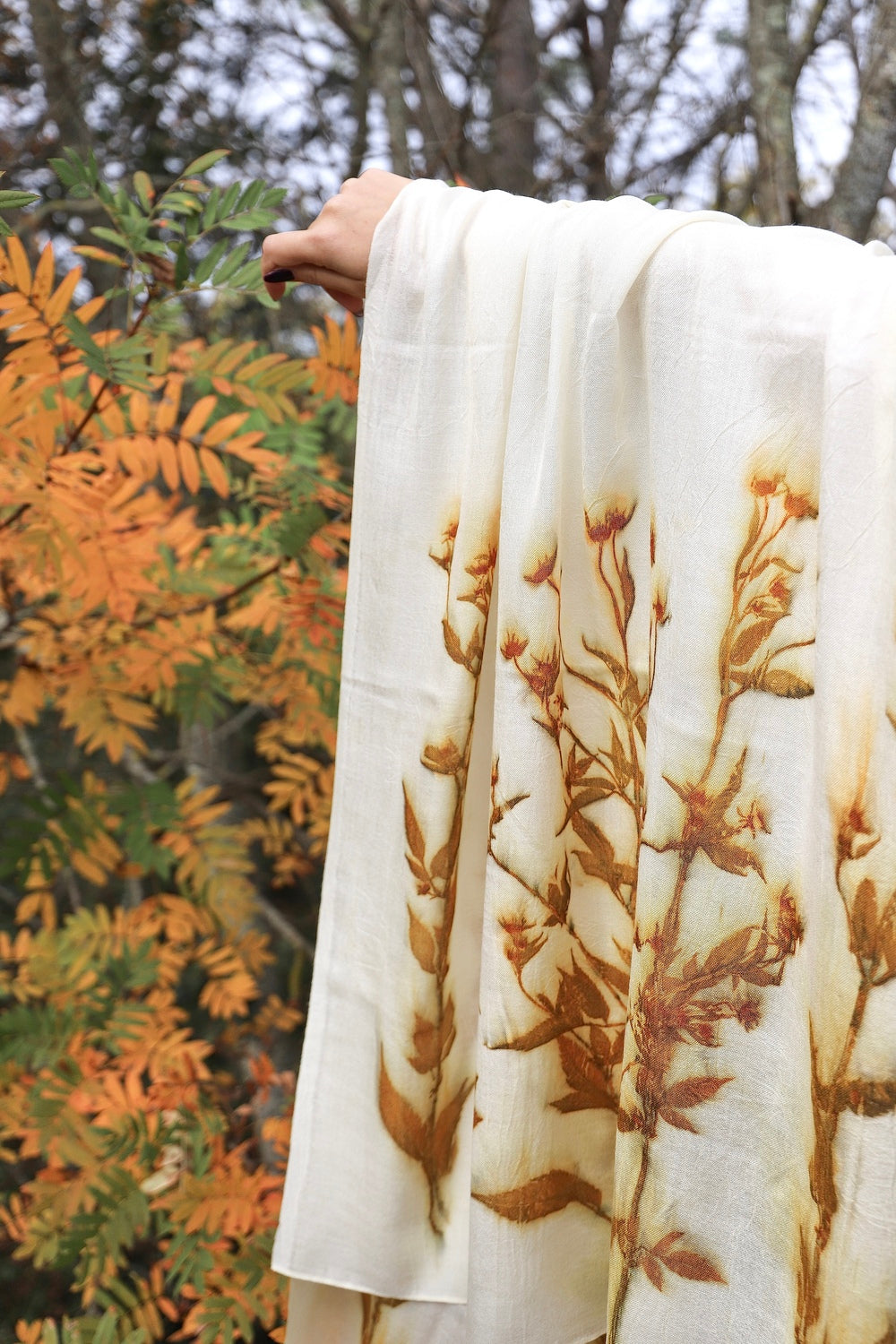 Sciarpa Lana - Eco stampata