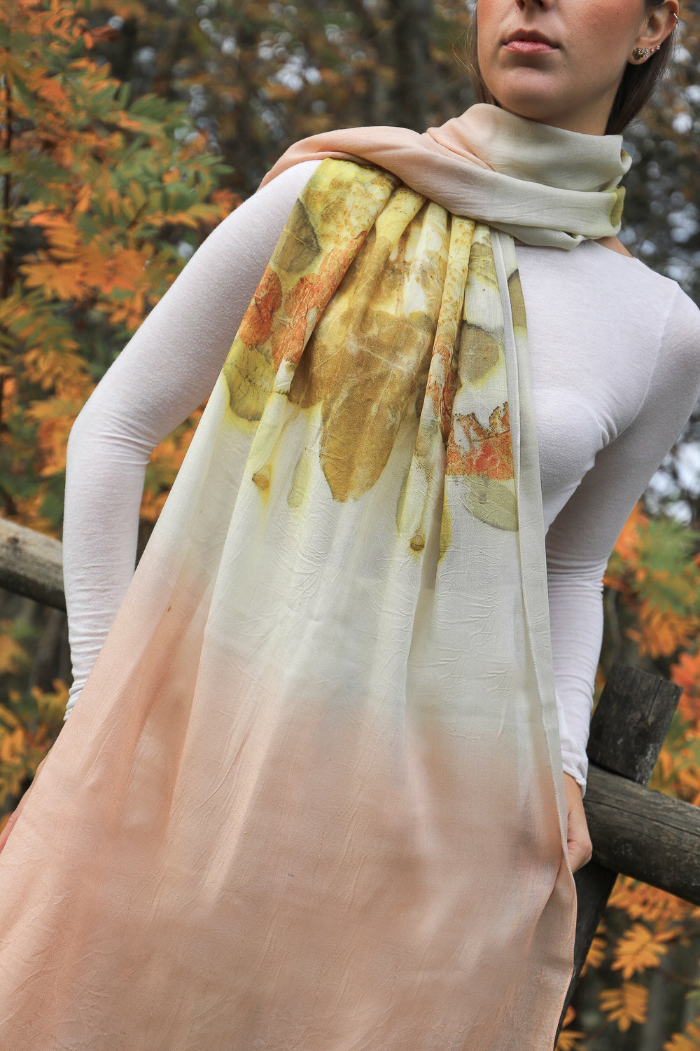 Sciarpa Lana - Eco stampata