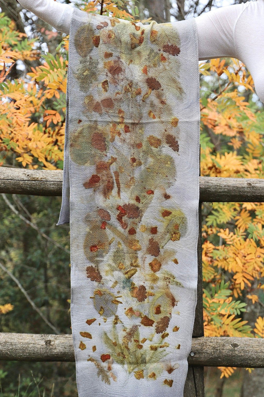 Sciarpa Lana Piccola - Eco stampata