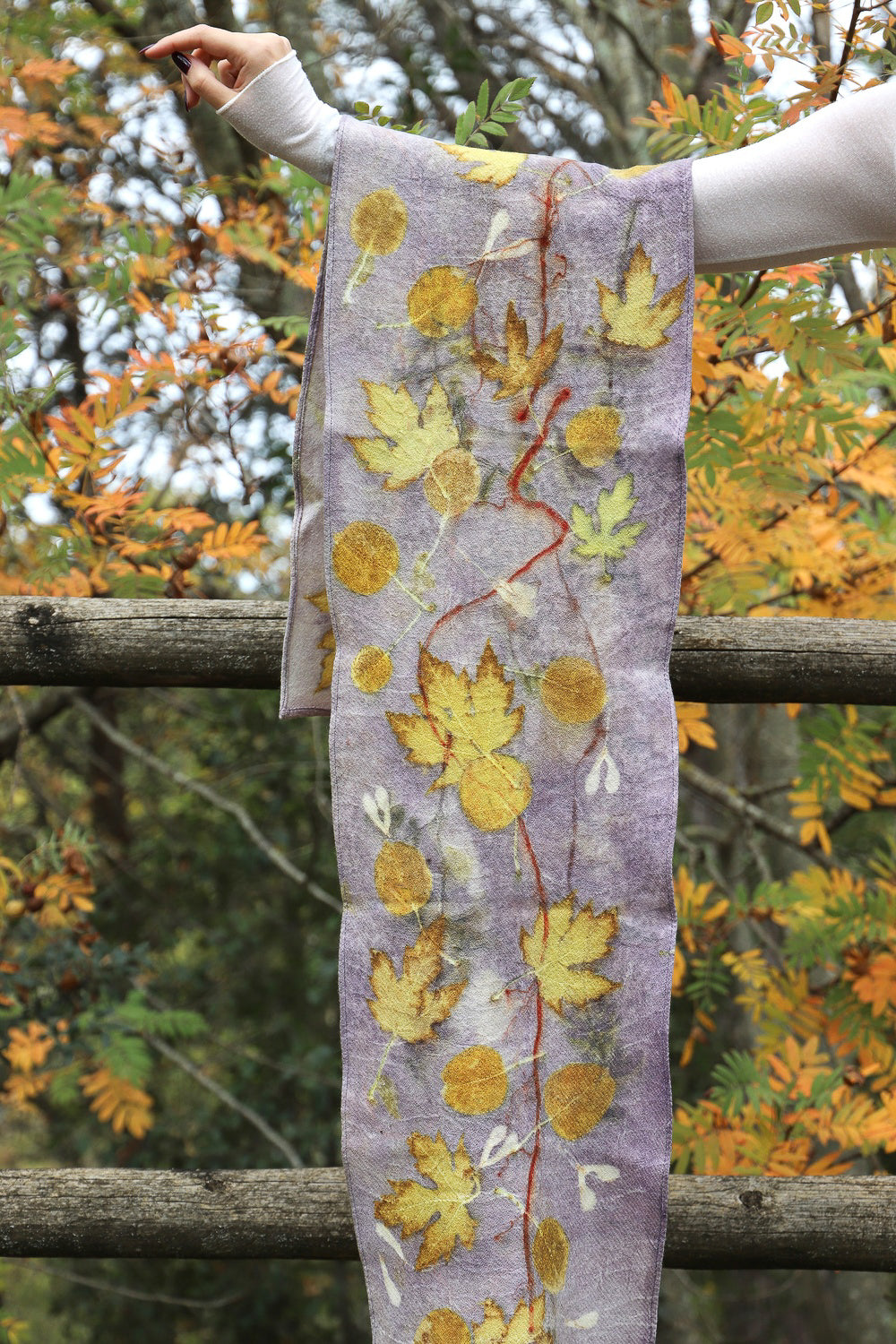 Sciarpa Lana Piccola - Eco stampata