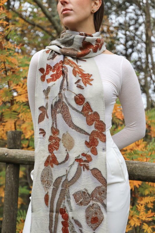 Sciarpa Lana Piccola - Eco stampata