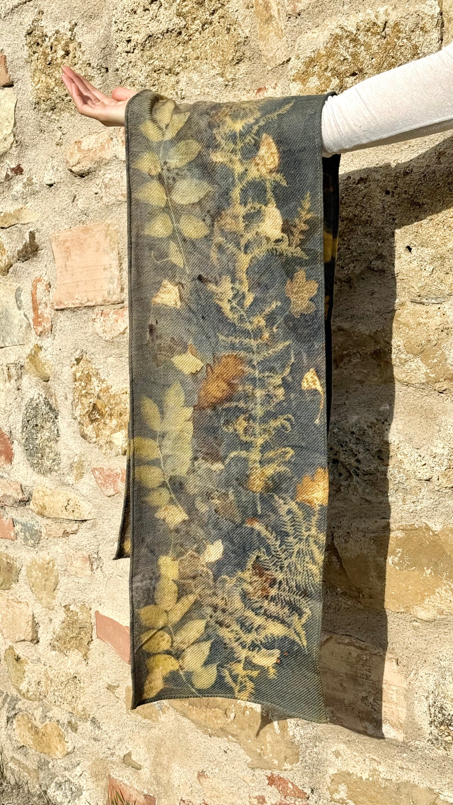 Sciarpa Lana Piccola - Eco stampata