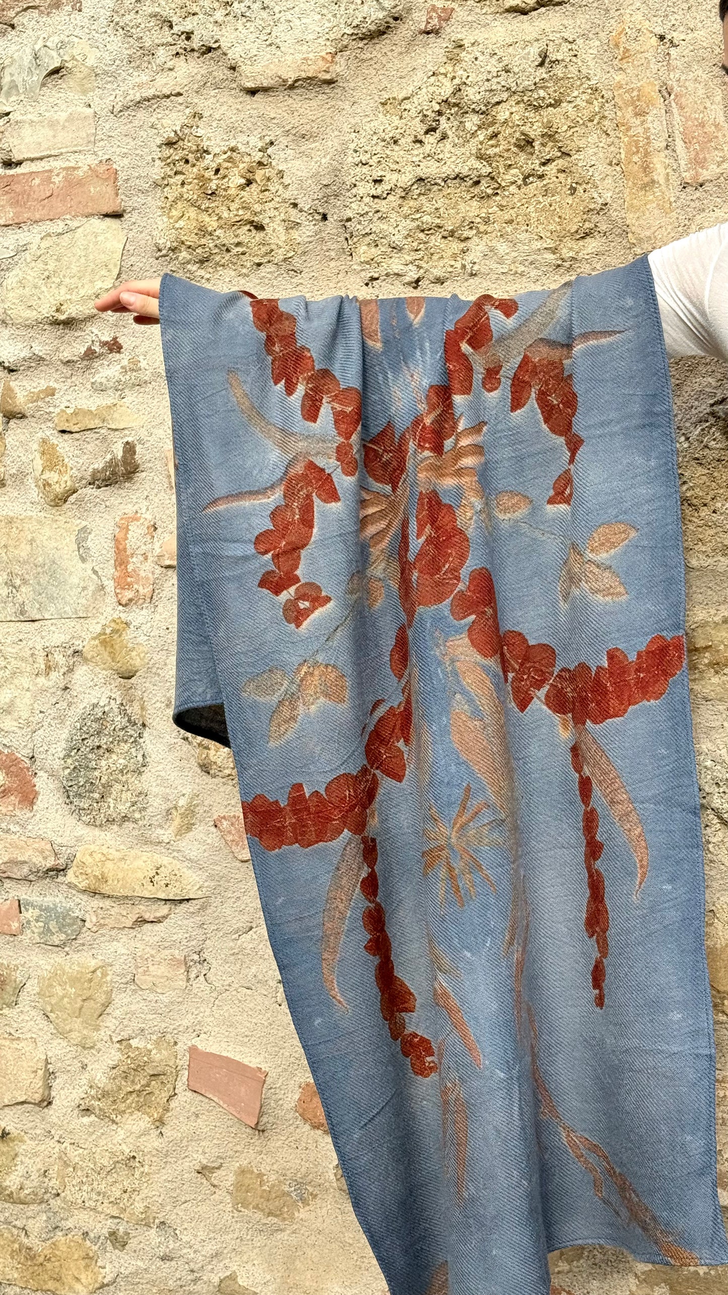 Sciarpa Lana Pesante - Eco stampata