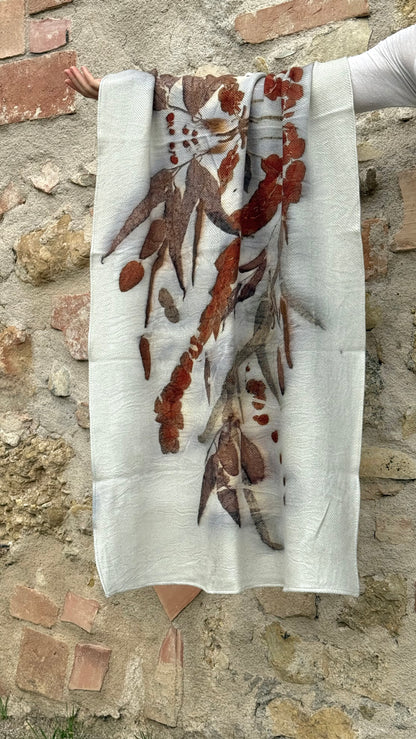 Sciarpa Lana Pesante - Eco stampata