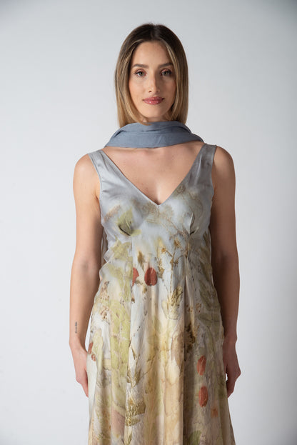 Foulard Seta Chiffon - Eco stampato