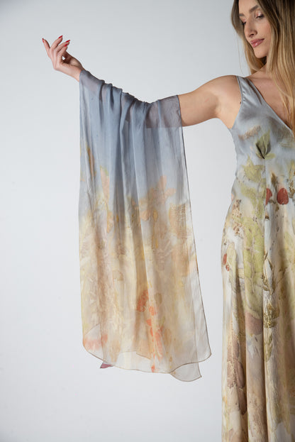 Foulard Seta Chiffon - Eco stampato