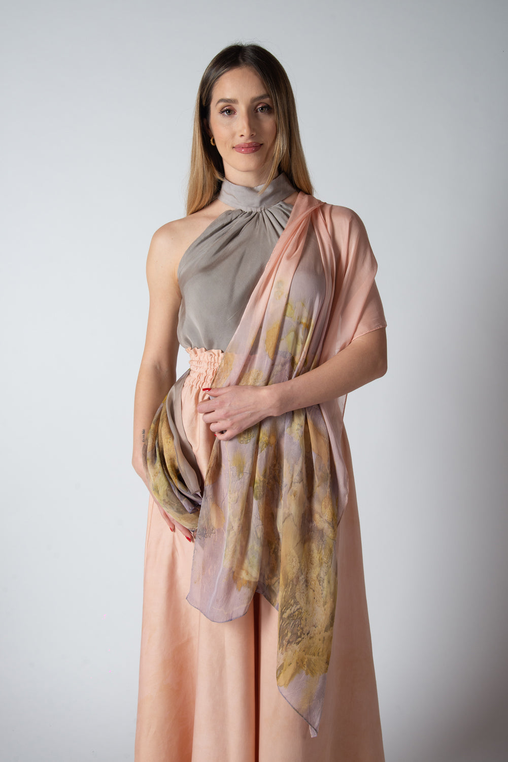 Foulard Seta Chiffon - Eco stampato