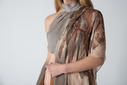 Foulard Seta Chiffon - Eco stampato